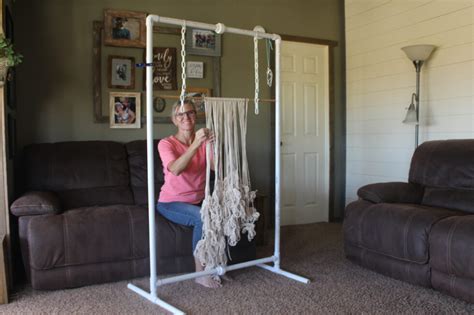 Build An Adjustable Macrame Workstation Diy On The House Tutorial