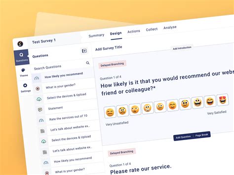 Survey Form Builder, Online Questionnaire Tool by Octet Design Studio