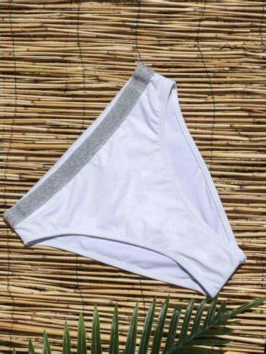 Ψηλόμεσο μαγιό slip Rock Club Barazil Λευκό Mix and Match lingerie shop gr