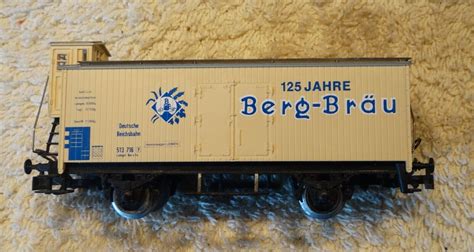 Märklin SOMO Spur H0 gedeckter Güterwagen 125 Jahre Berg Bräu eBay