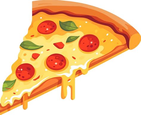 Pizza Slice Cartoon