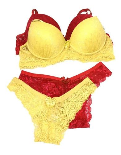 Conjunto Lingerie Sexy Sutia Bojo Calcinha Luxo Atacado MercadoLivre