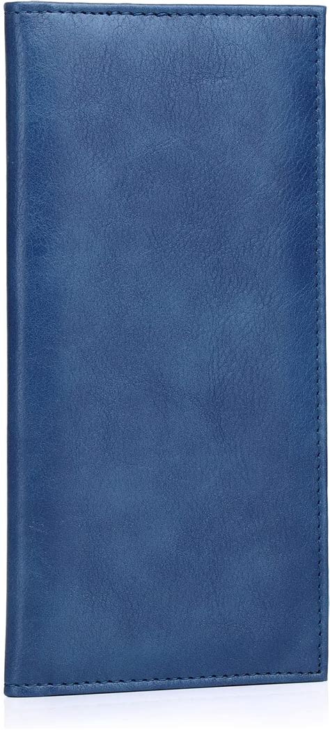 Leather Checkbook Cover For Top And Side Tear Registers