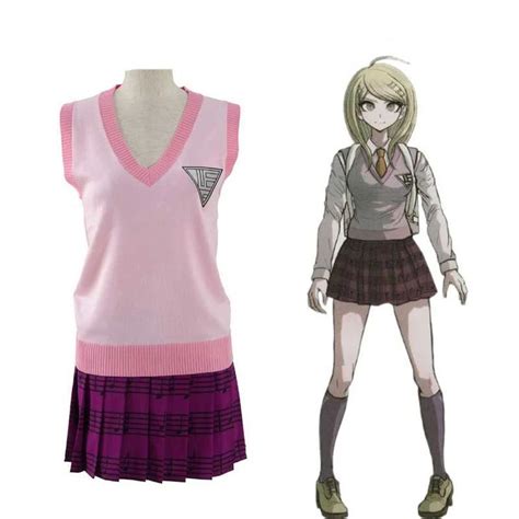 Danganronpa V3: Killing Harmony Kaede Akamatsu Vest Skirt Cosplay Cost