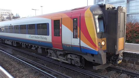 South Western Railway Class 444 035 444038 Departure Basingstoke For Weymouth And Bournemouth