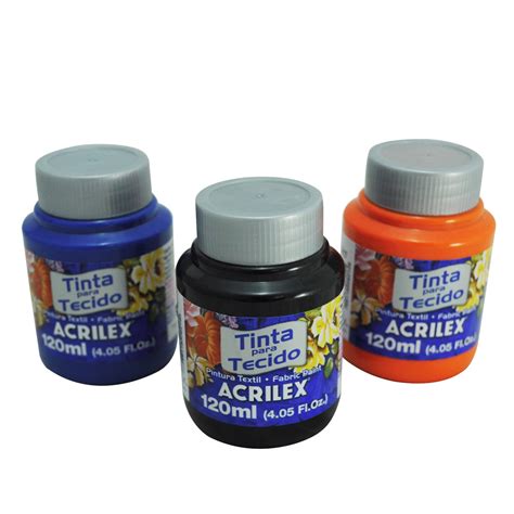 Tinta Tecido Fosca Azul Ultramar Ml Acrilex Elo