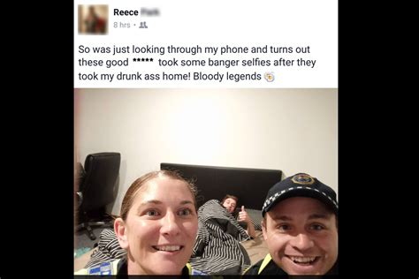 Australie il se découvre en selfie avec des policiers dans sa chambre