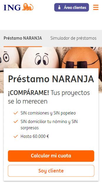 Simulador de préstamo personal Calcula tus préstamos en línea con ING