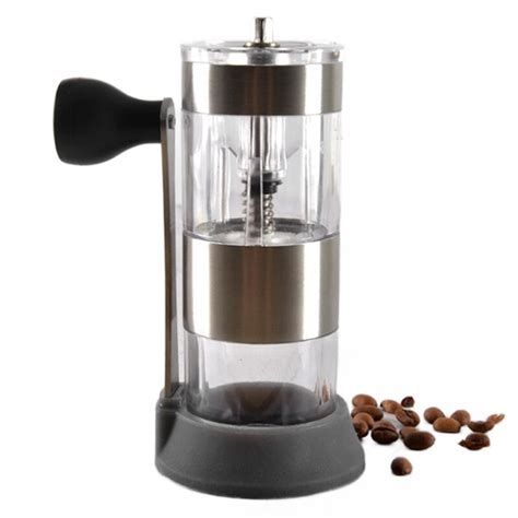 Mini Stainless Steel Manual Coffee Grinder Portable Adjustable Ceramic