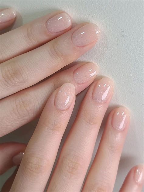 Korean Inspired Nude Nail Designs For A Chic Look Nude Nail Designs Sophisticated Nails