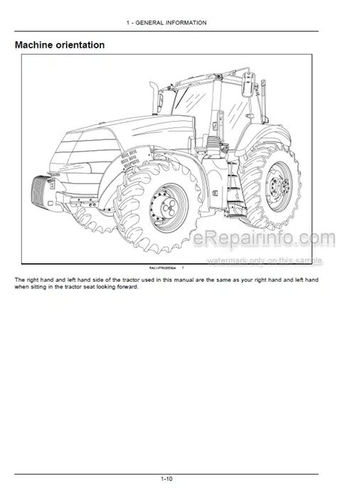 Case Ih Magnum Rowtrac Operators Manual Tractor