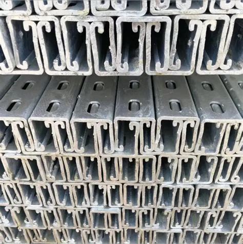 X Galvanized Slotted Strut Channel Hot Dip Galvanized C Channel For