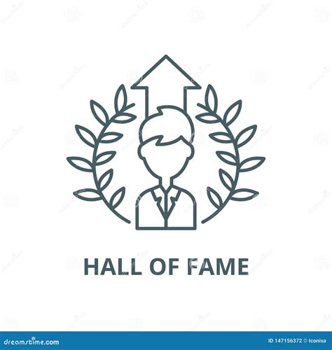 Hall Of Fame Words Marble Columns Famous Celebrity Legendary Ind