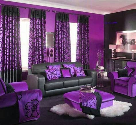 purple room design inspiring ornaments