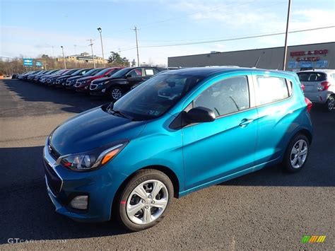 Caribbean Blue Metallic Chevrolet Spark Ls Photo