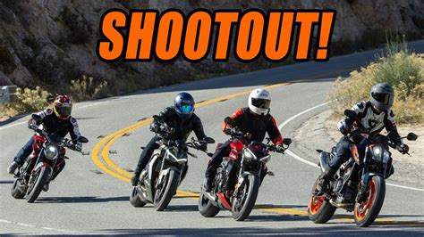 2023 European Middleweight Naked Bike Shootout YouTube