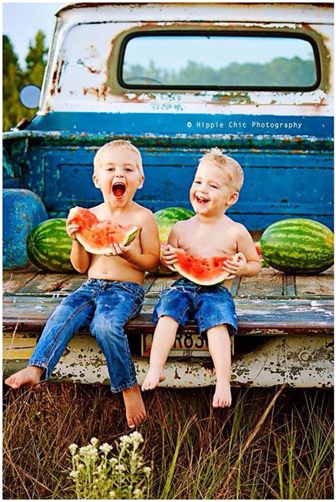 Summer Photography Old Truck Watermelon Summer Mini Session