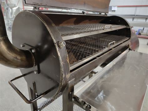 Профессиональный офсетный Смокер для бинеса ProBBQ Smokers модель L ...