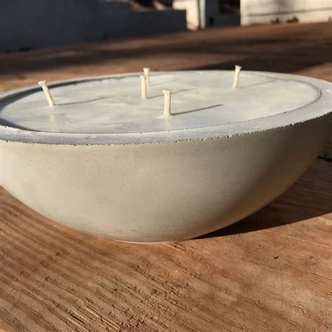 Extra Large Candle 45oz Soy Wax Candle Large Concrete Etsy Canada