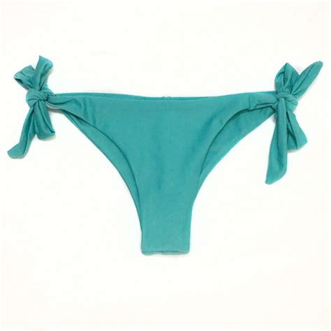 Maillot De Bain Sexy Solide String Bikini Coupe Br Silienne Maillots De Bain Femmes Bas