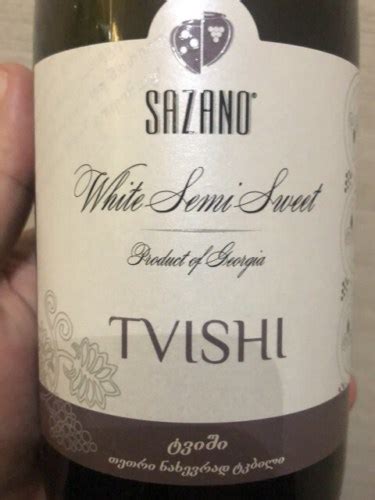 Sazano Tvishi White Semi Sweet Vivino Us