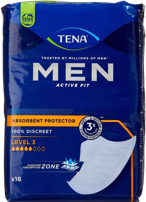 Tena Men Active Fit Absorbent Protector Level 3 16 Pack • Pris