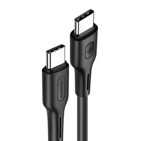 Usams Kabel U Usb C Na Usb C W Pd Fast Charge A M Czarny Kom Pl