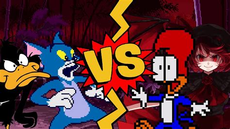 M U G E N Battles Daffy Duck Tom Cat Vs Woody Woodpecker Vlad Rose