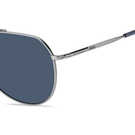 Hugo Boss S R A Matte Ruthenium Sunglasses Man