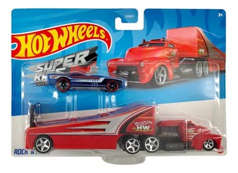 Miniatura Caminhões Transporte Super Rigs Hot Wheels 1 64 Frete grátis