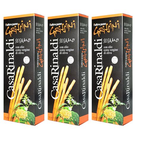 Хлебные палочки Гриссини с кунжутом Casa Rinaldi 125 гр - купить ...