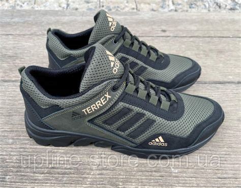 Купить Мужские кроссовки Адидас олива сетка лето дышащие, цена 1450 ...