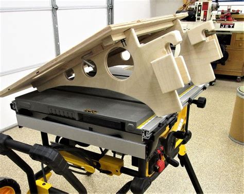 Portable Saw Outfeed Table