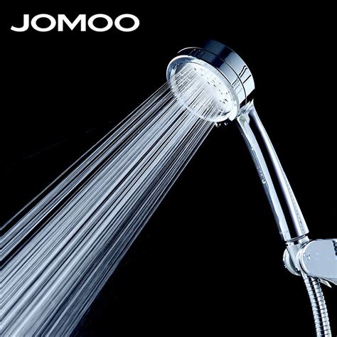 JOMOO Shower Head Water Saving Round ABS Chrome Booster Bath Shower ...