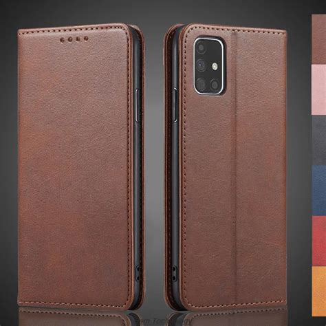 Magnetic Attraction Leather Case For Samsung Galaxy M Holster Flip