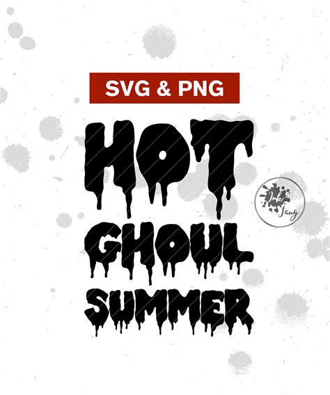 Hot Ghoul Summer SVG PNG Goth SVG Goth Girl Summer Shirt Etsy