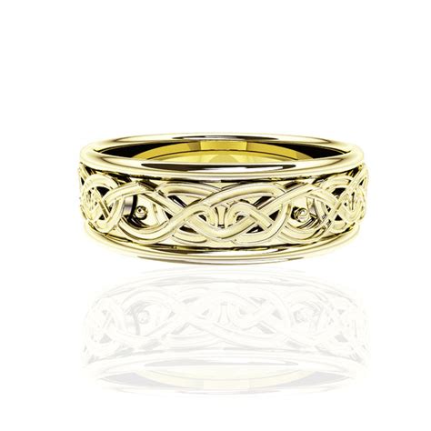 Edinburgh Forever Celtic Knot Work Wedding Ring Tappit Hen Gallery