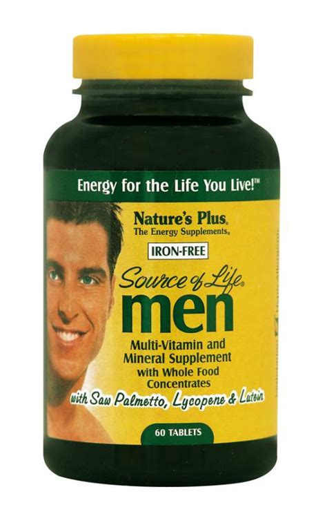 Nature S Plus Source Of Life Men Tablets E Vitamina Gr