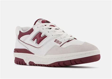 New Balance 550 White Burgundy Release Date | SneakerNews.com