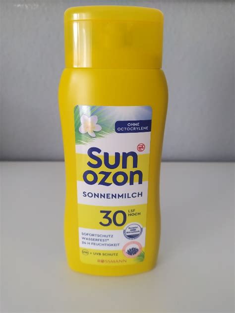 Sun Ozon Sonnenmilch Lsf Ml Inci Beauty