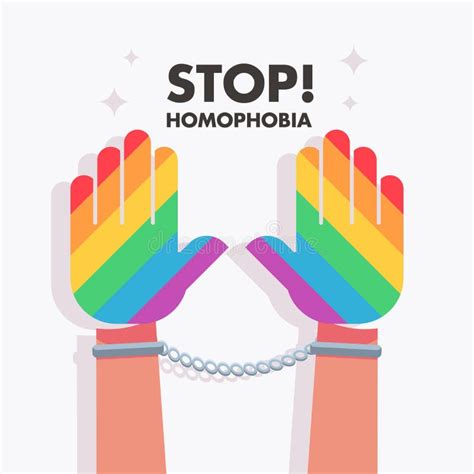 Stop Homophobia 17 May Sexism Transphobia Lgbt Pride Discrimination And Prejudice Hand