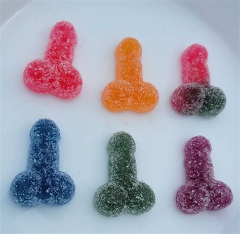 Sugared Penis Gummy Candy For Adults Custom Flavor Pack Etsy