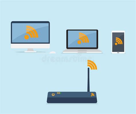 wifi device  icon stock illustration illustration  minimal