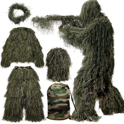 Mophoto In Ghillie Suit D Camouflage Hunting Apparel Including