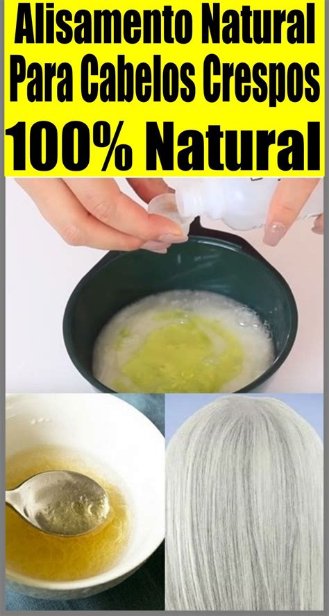 Alisamento Natural Para Cabelos Crespos Natural Hair Beauty