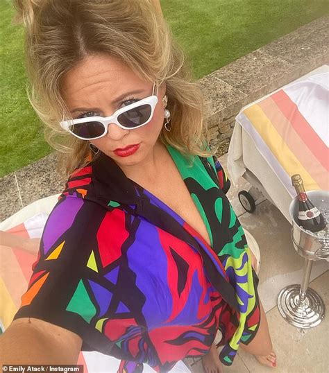 Emily Atack Nearly Spills Out Of Her Tiny White Bikini As She Shows Off Her Tan Lines In Bts