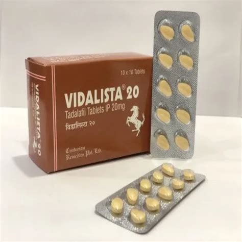 Vidalista 10MG Tadalafil Tablet At Rs 120 Stripe Cialis In Nagpur