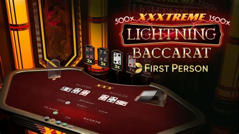 First Person XXXtreme Lightning Baccarat Casino Game - Stake.com