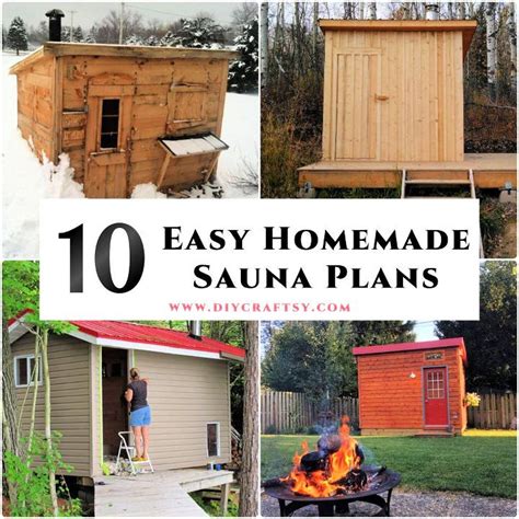 10 Homemade DIY Sauna Plans (How to Build a Sauna)