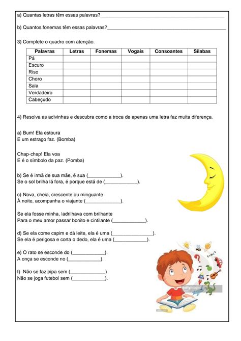 Atividades Letra E Fonema - 10